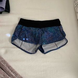 lululemon colorful athletic shorts